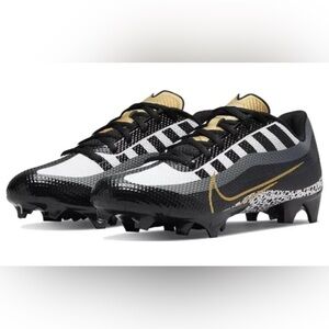 Nike Vapor Edge Speed 360 Football Cleats Black Metallic Gold Sz 14 DQ5110-002